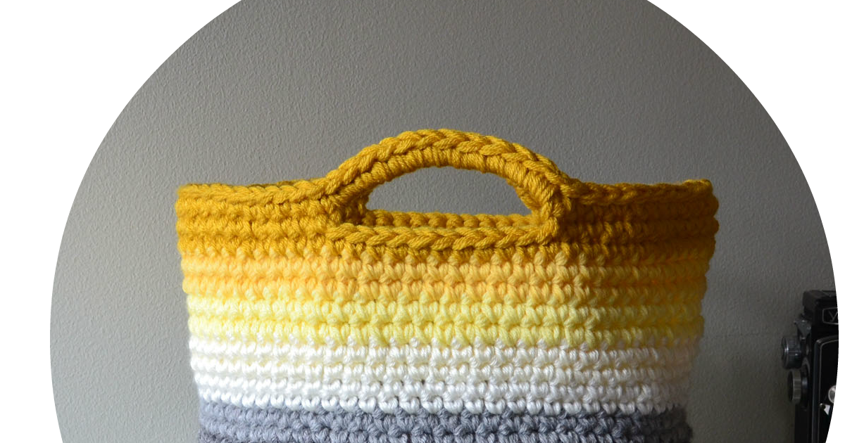 Crochet in Color: Ombre Basket Pattern