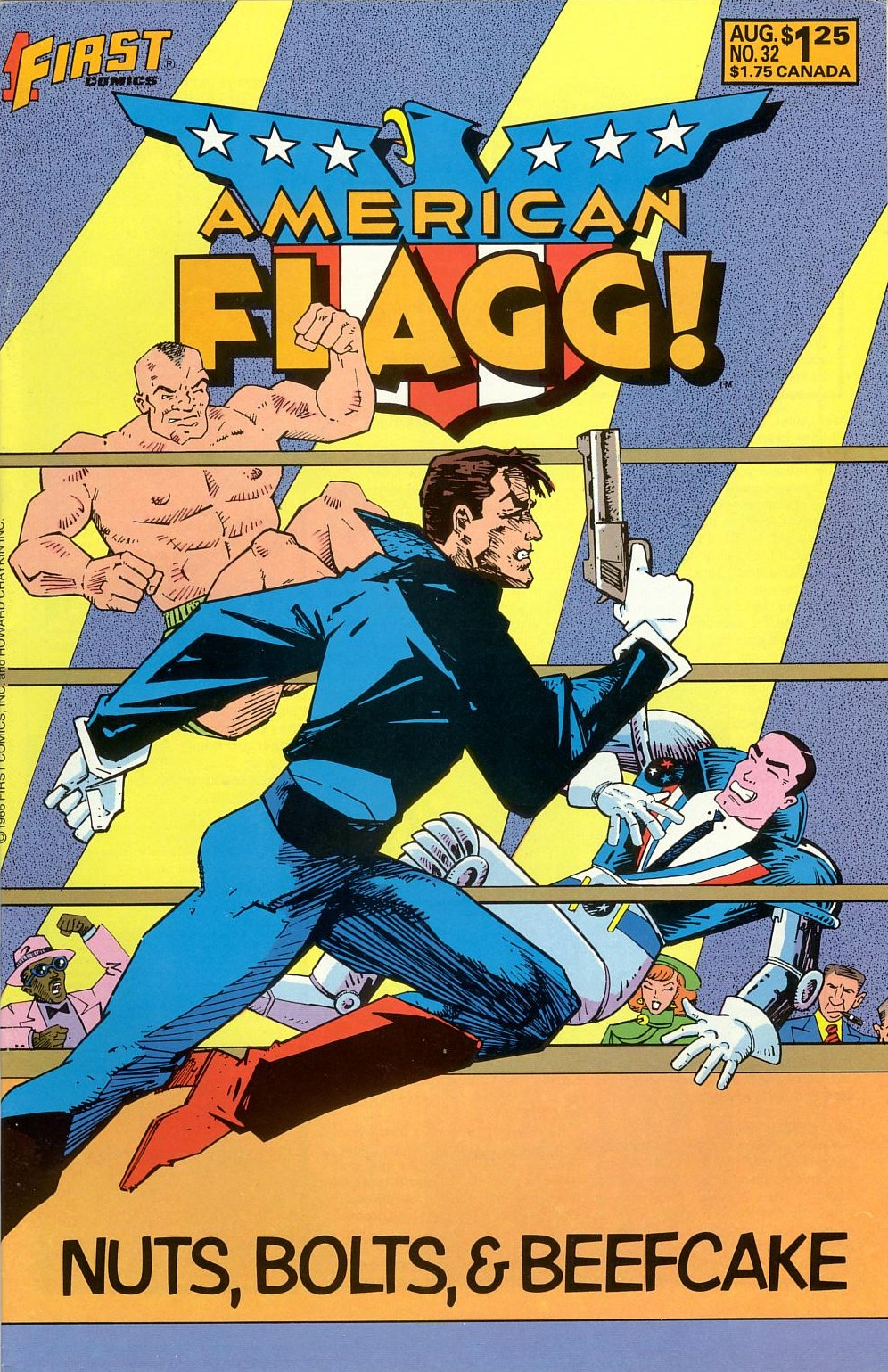 Read online American Flagg! comic -  Issue #32 - 1