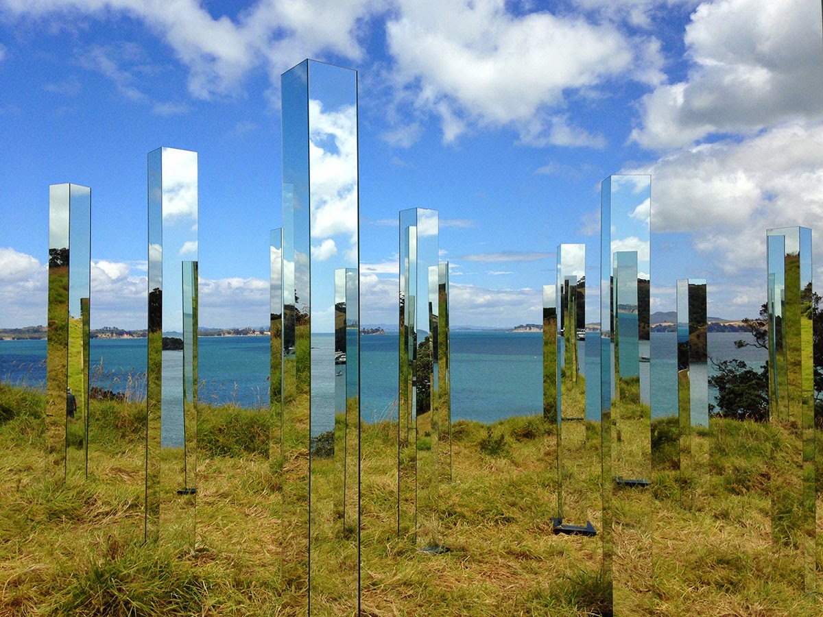 Stop, Go, Linger Headland Sculpture on the Gulf, Waiheke Island, NZ