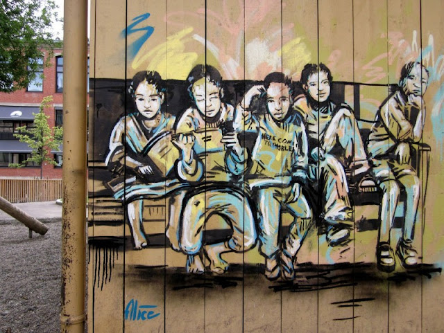 Рисунки на стенах. Alice Pasquini 18