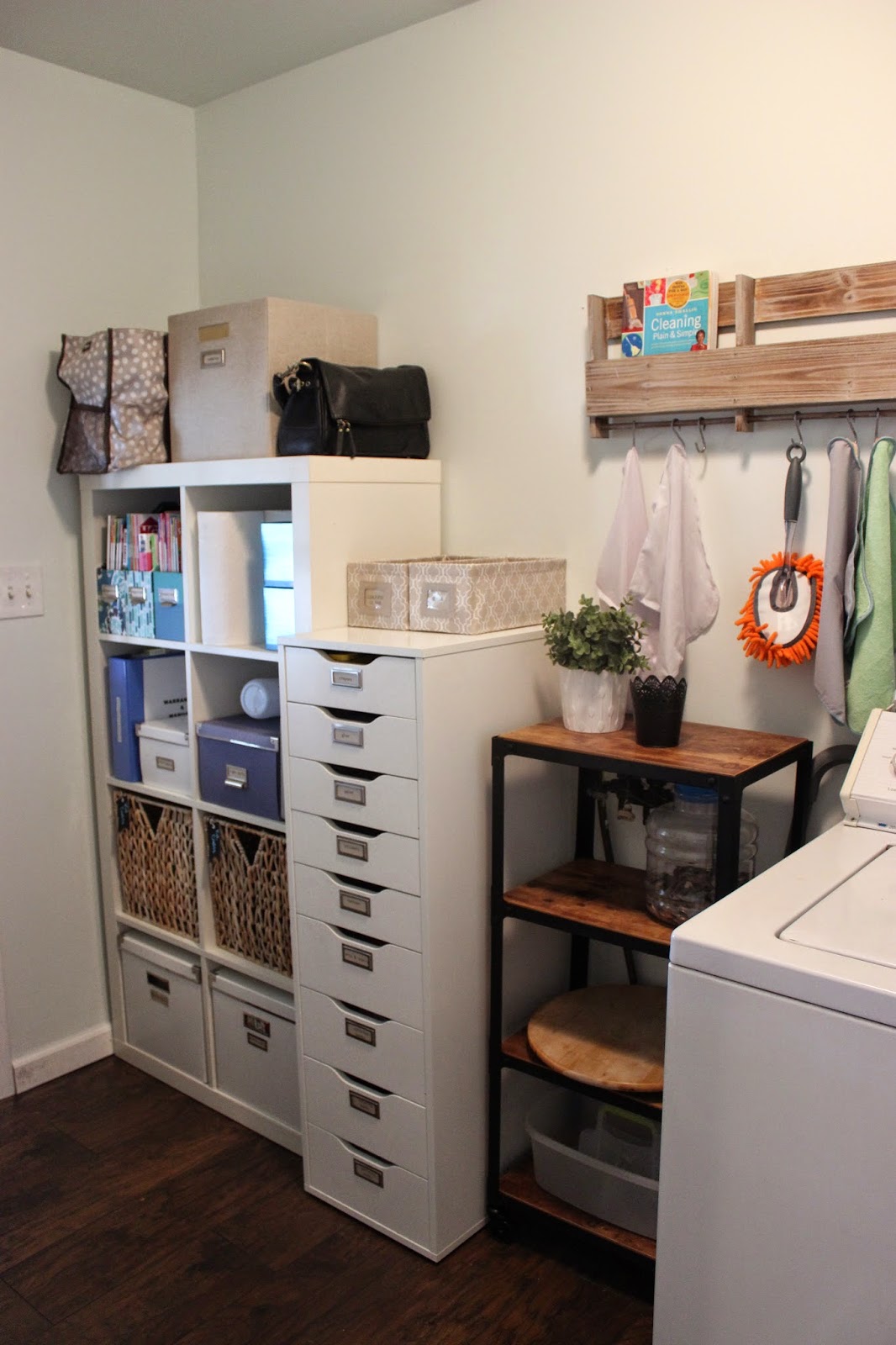 Organizing for Six: Organized Laundry Room