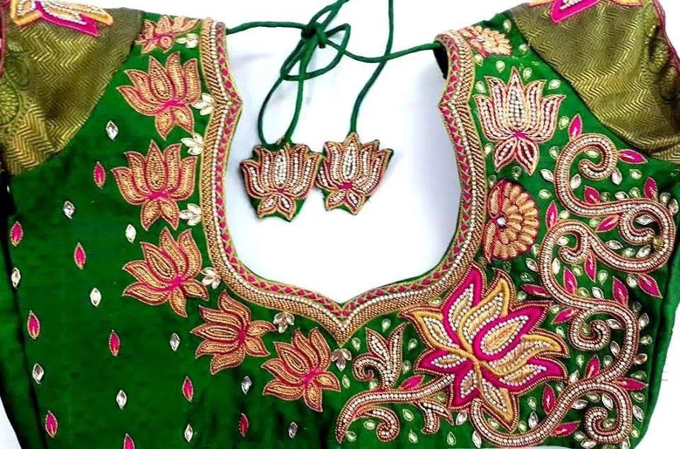 Pin by Ramya R on Embroidery Mirror work kurti design