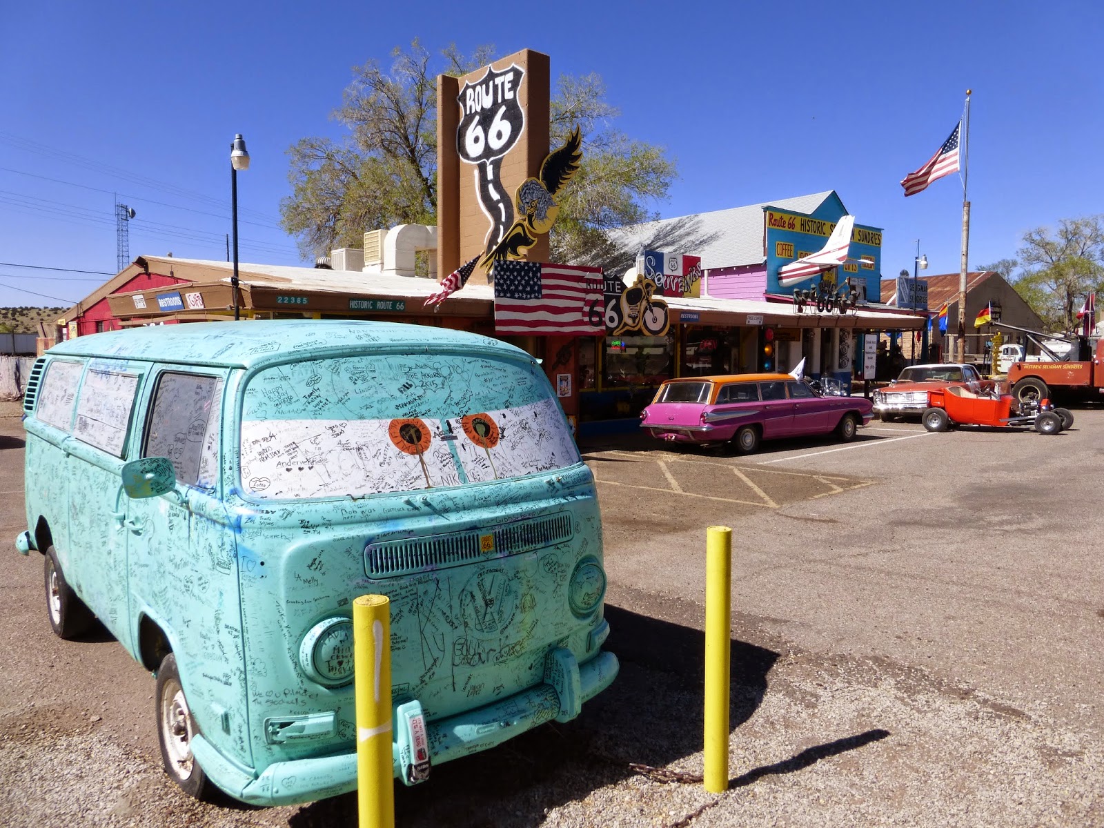Seligman, Arizona, village coloré de la Route 66 And so my dreams