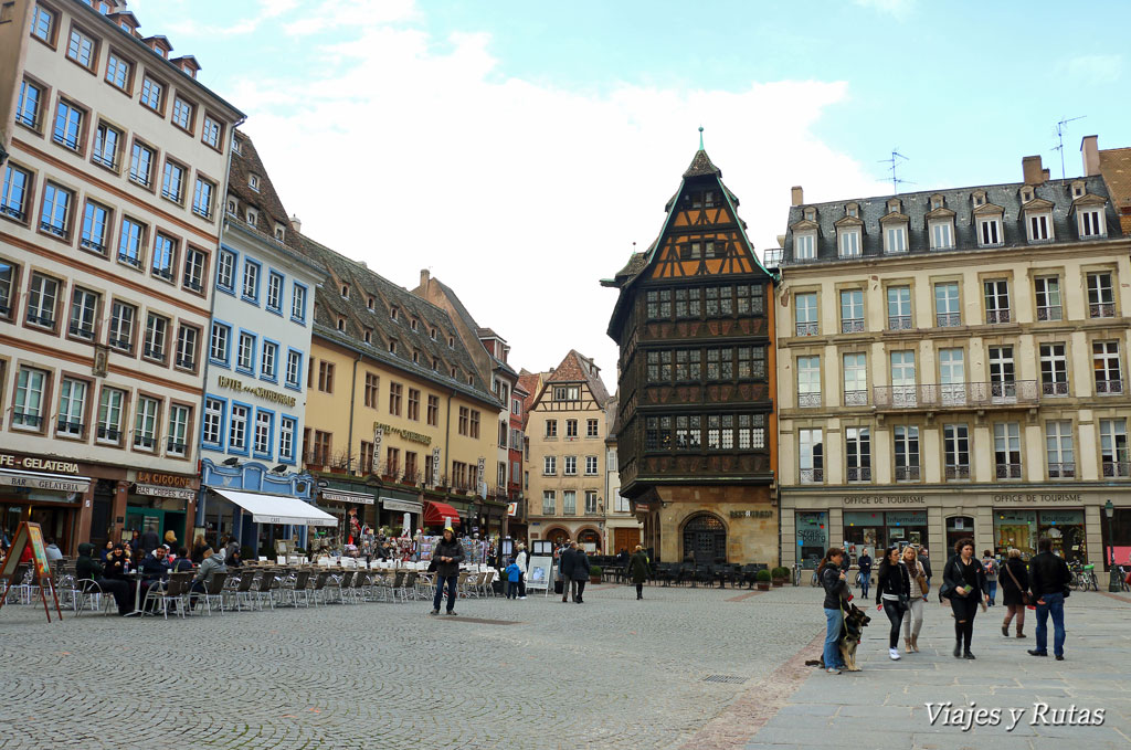 Plaza de la catedral de Estrasburgo