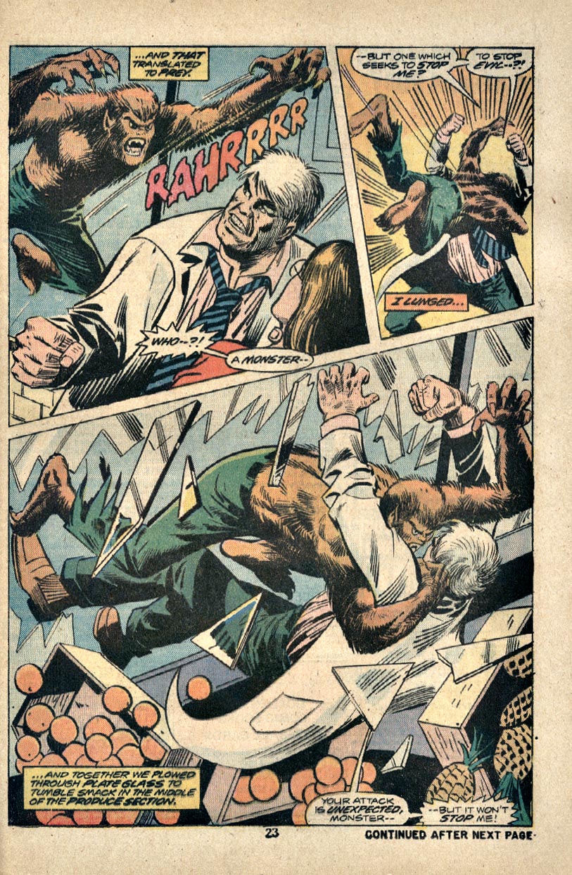 Read online Werewolf by Night (1972) comic -  Issue #24 - 17
