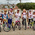 Jovens adventistas de Mairi realizam passeio de bicicleta