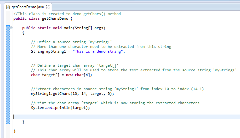 TESTING TOOLS QA TRAINING: Using getChars( ) to extract more than one ...