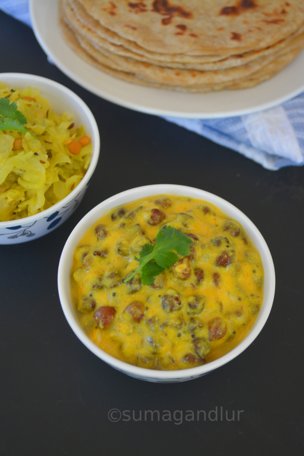 Veggie Platter Chane Jaisalmer Ke / Dahi Chane Ki Subzi