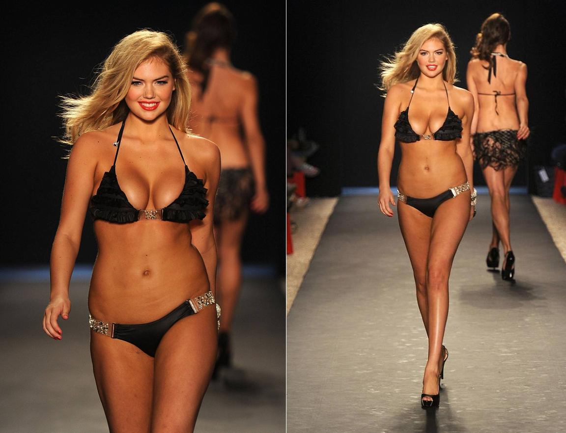 Kate Upton at the "Beach Bunny" Fashion Show in Florida.