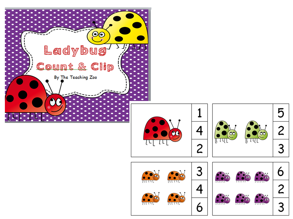 http://www.teacherspayteachers.com/Product/Ladybugs-Count-Clip-1-20-986928