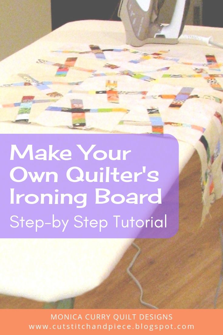 DIY large quilter's ironing board