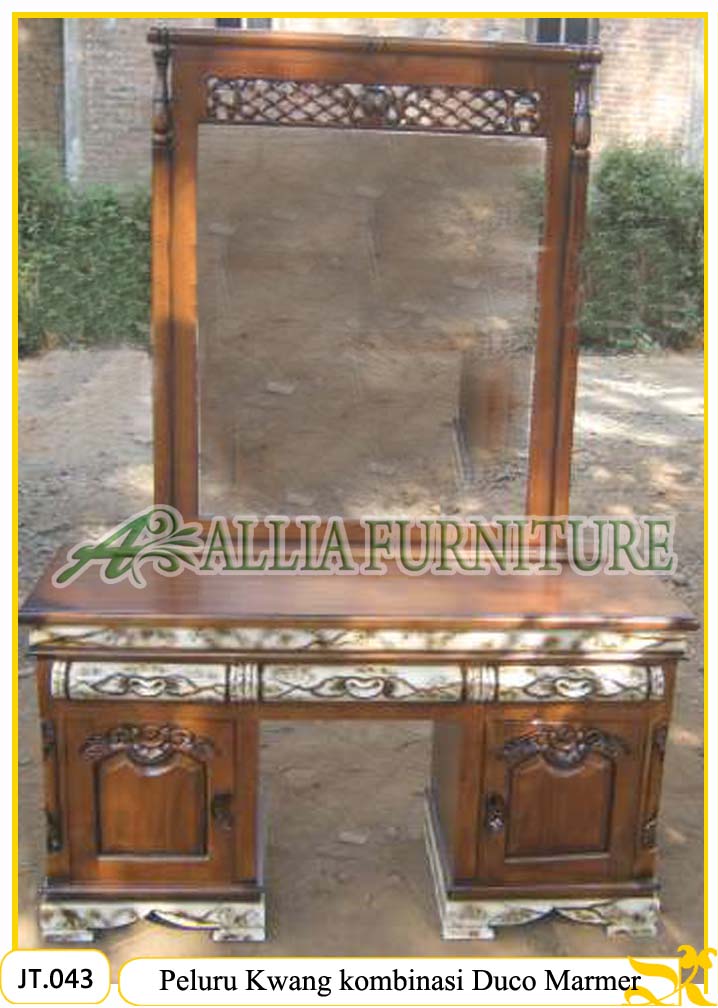 Meja Rias Ukiran Jati Peluru Kwang Allia Furniture Meja Rias Ukiran Jati Peluru Kwang Allia Furniture