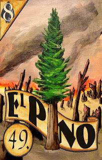 The Pine loteria card is also known as El Pino depending on the nationality