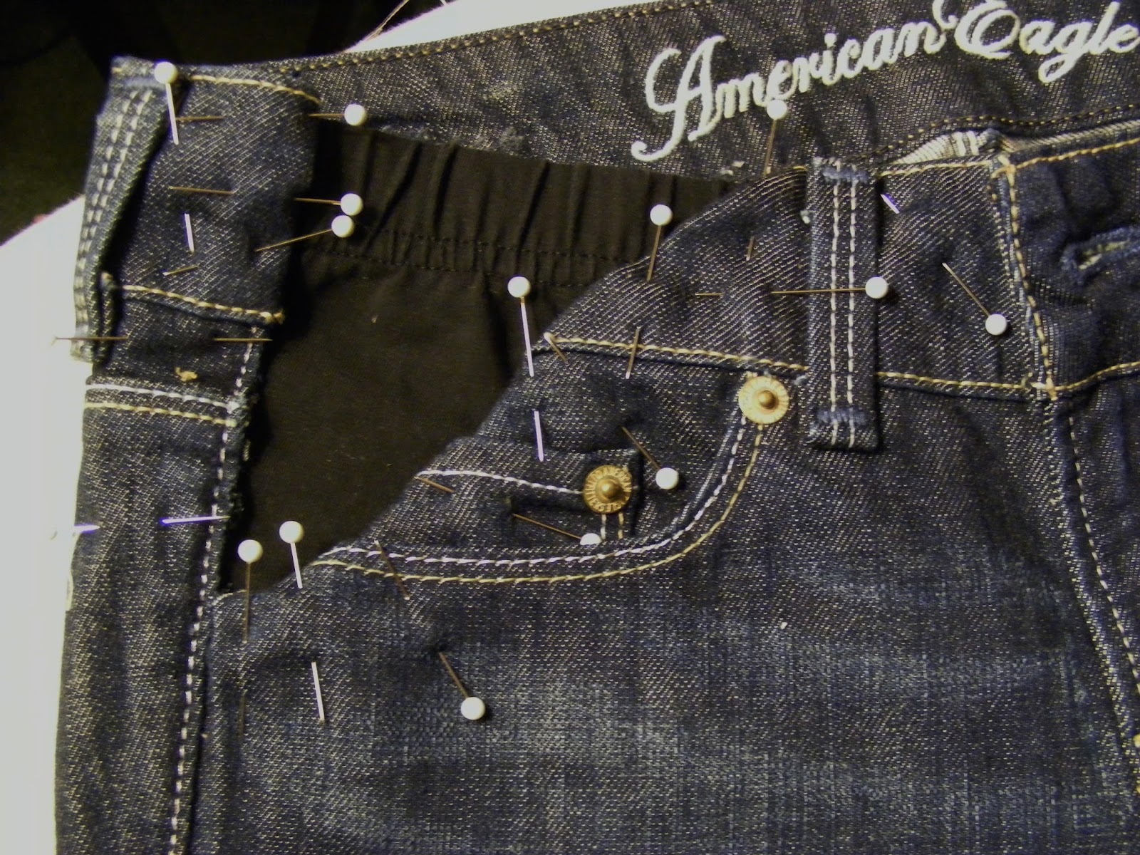 Maternity Makeover How To Turn Regular Jeans Into Maternity Jeans