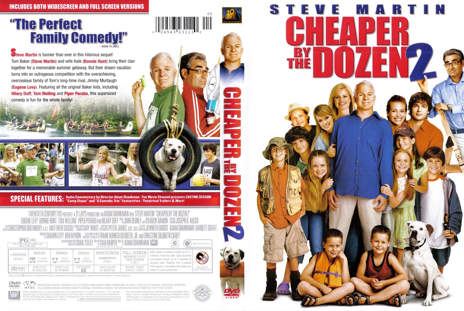 Cheaper by the Dozen 2 (2005) Cover.