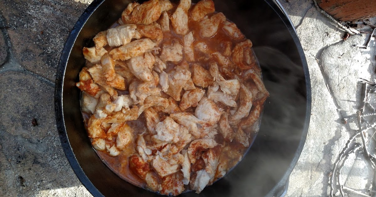 BYU Dutch Oven and Camp Cooking Chicken Fajitas