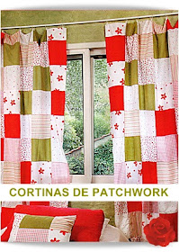 El Minihogar: "COMO HACER UNAS CORTINAS DE PATCHWORK"