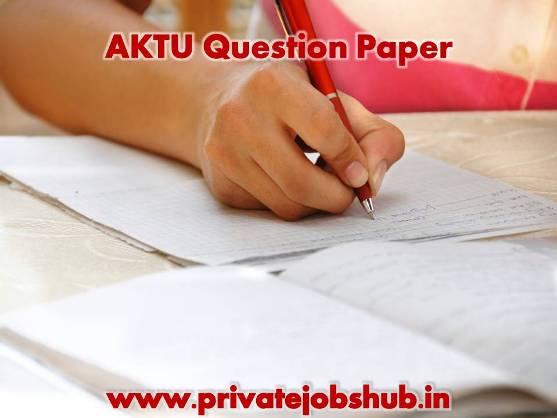 AKTU Question Paper