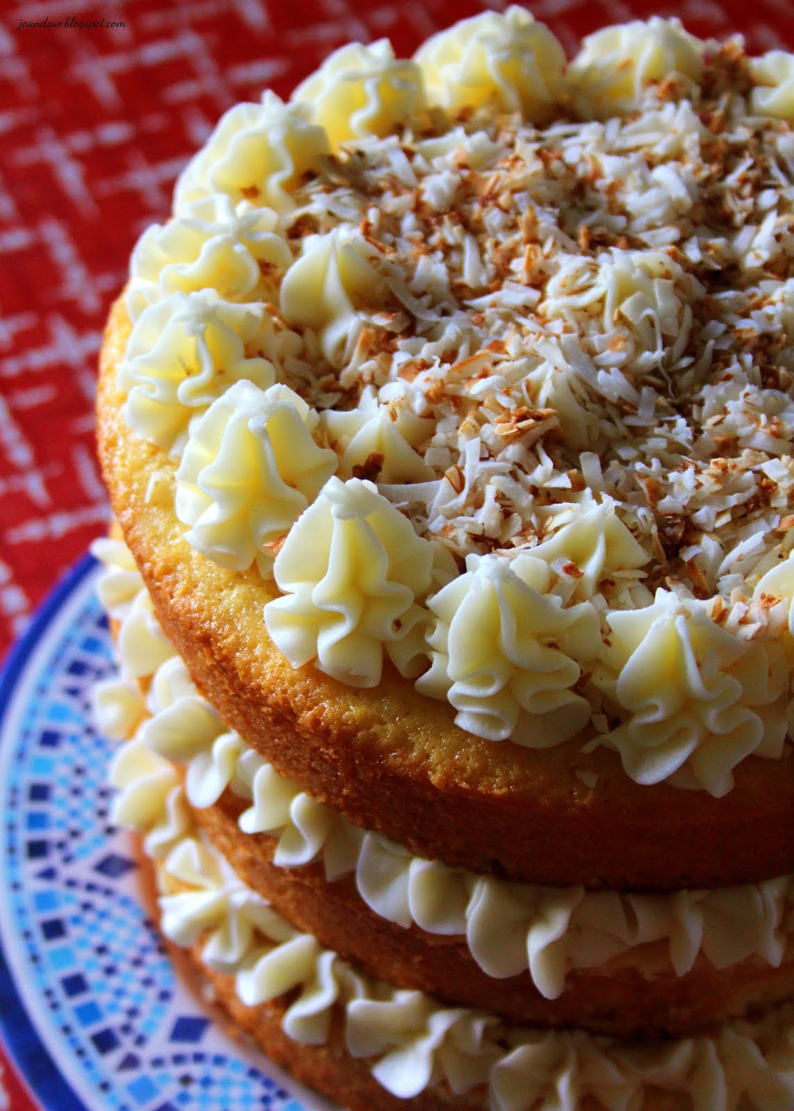 Jo and Sue Pineapple Coconut Cake