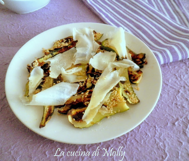 zucchine con sfoglia di grana