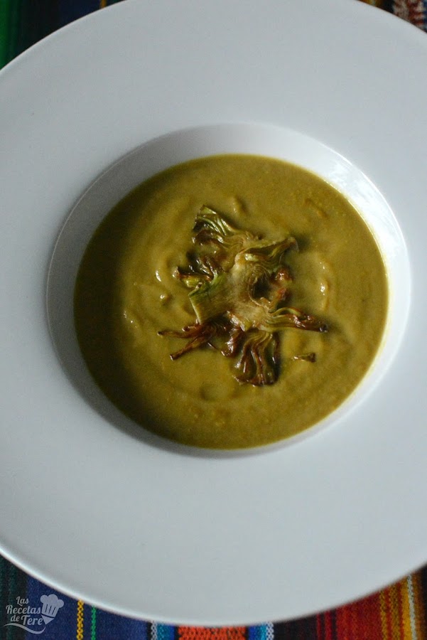 receta de crema de alcachofas tererecetas 05