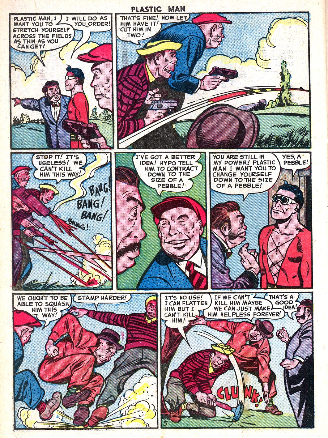 Read online Plastic Man (1943) comic -  Issue #35 - 22