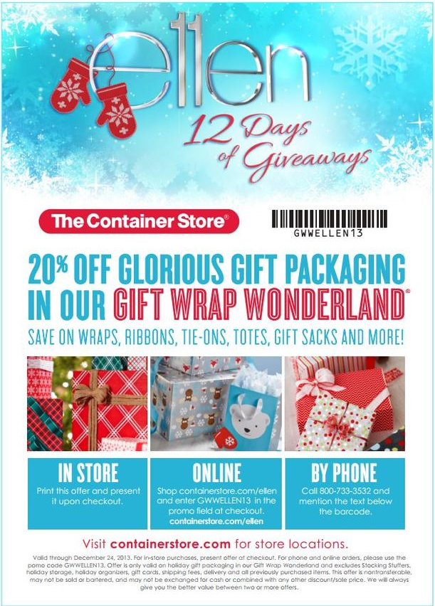 Container Store Printable Coupon