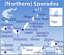 Sporades islands in Greece
