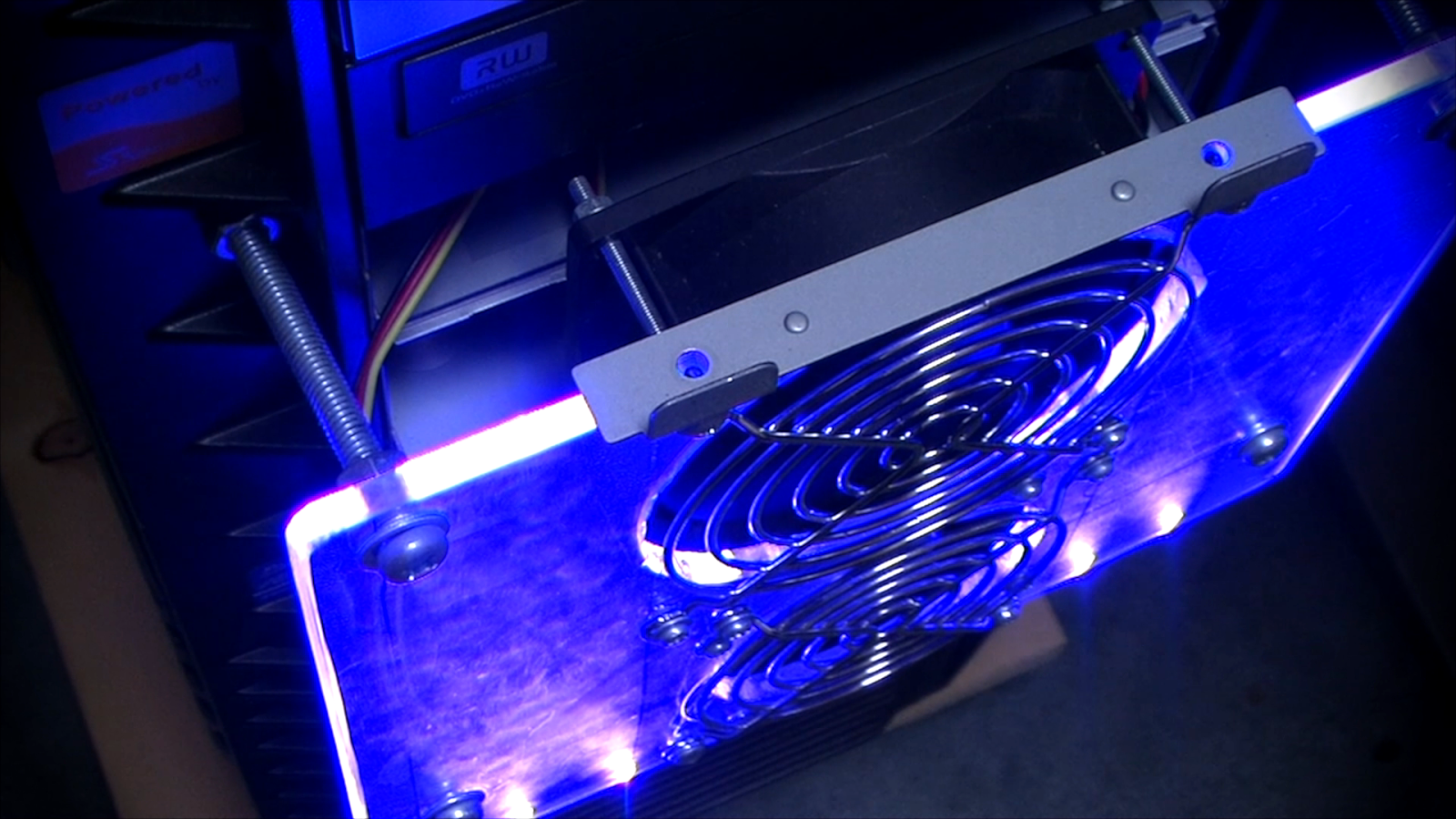 Samimy's Electronic & DIY Projects LED Front Panel & RAID Setup For