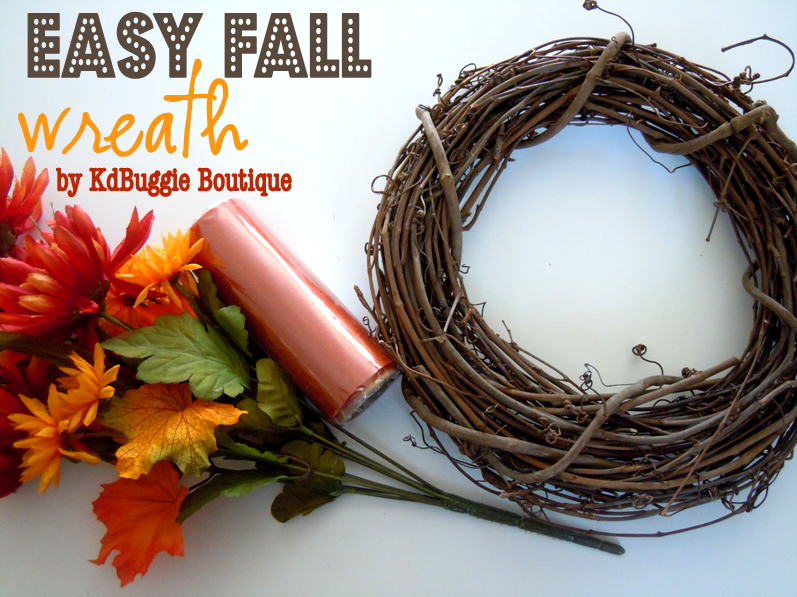 Fall Decor Tutorial Simple Silk Flower Grapevine Wreath Naturally