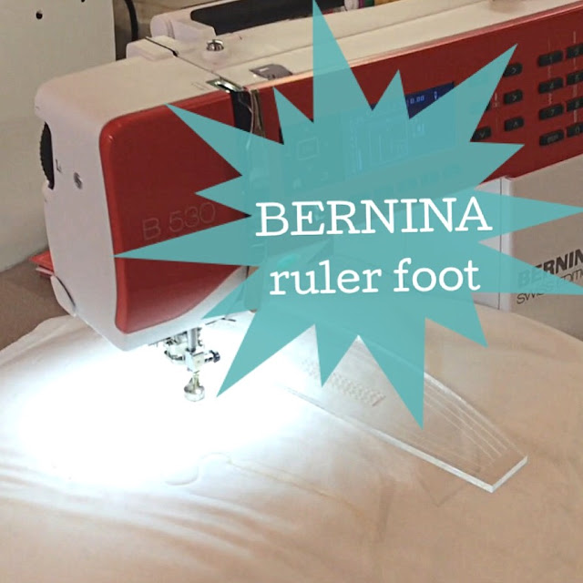 Bernina Ruler Foot | Amy's Free Motion Quilting Adventures | Bloglovin’