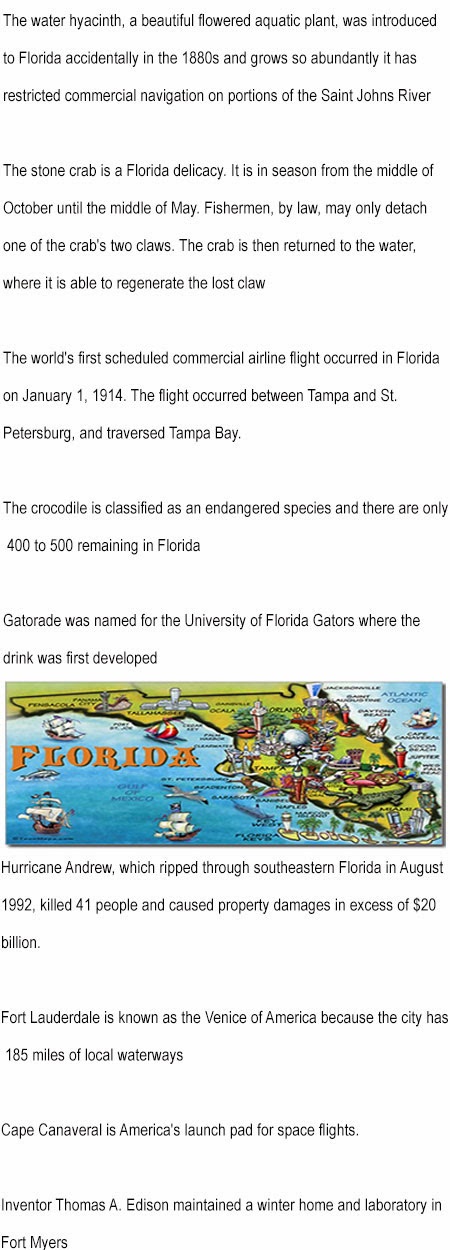 Facts about florida for kids