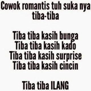 Gambar Kata-Kata Lucu cowok romantis