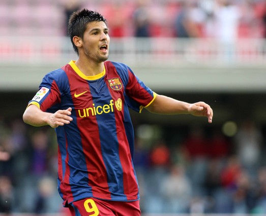 Nolito saat bermain untuk Barcelona