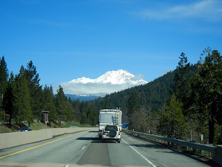 View of Mount Shasta from I-5