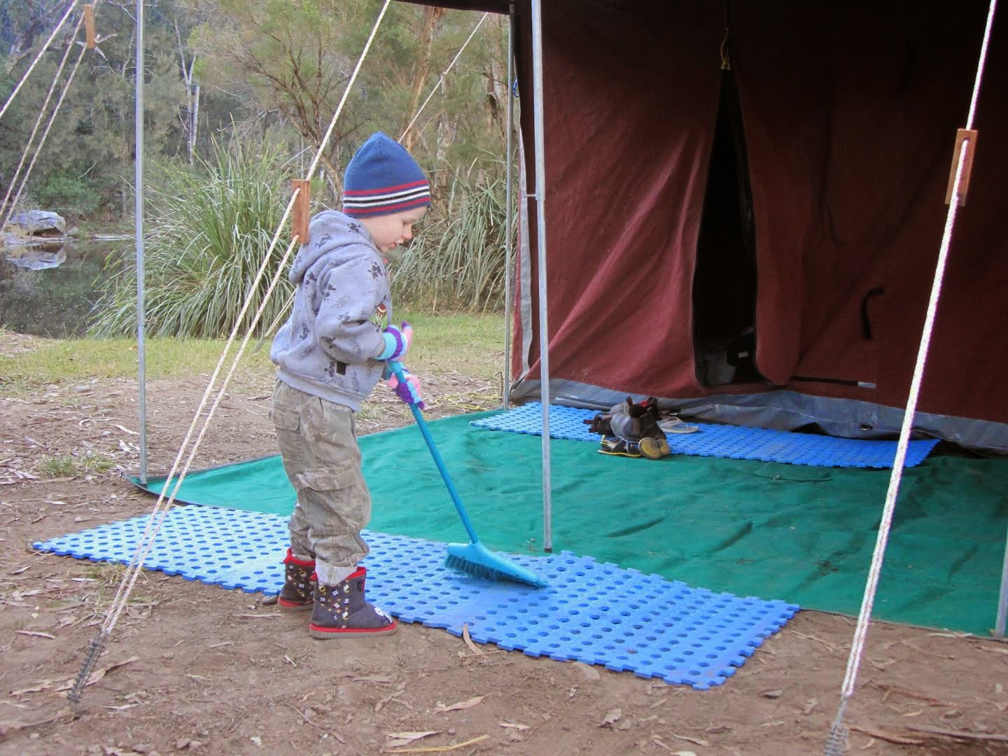 children and camping independence and learning