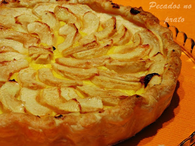 Tarte de maçã com reccheio de pasteleiro