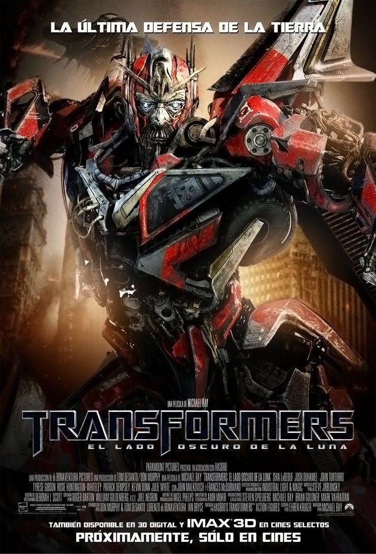 Transformers 3 Trailer Transformers 3 Movie Poster