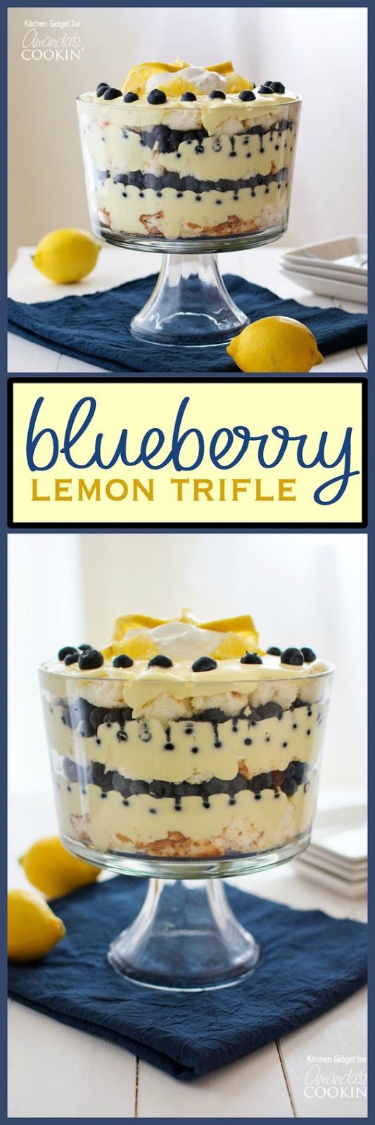 Lemon Blueberry Trifle Recipe Tasty Recipedia