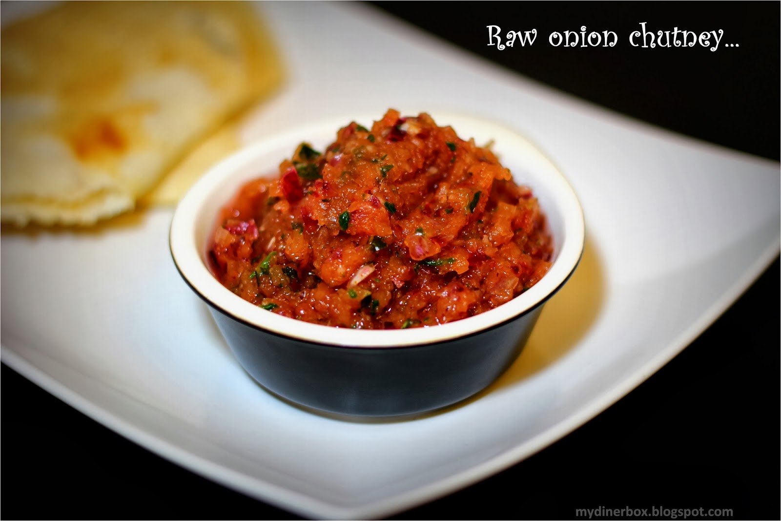 Raw onion chutney