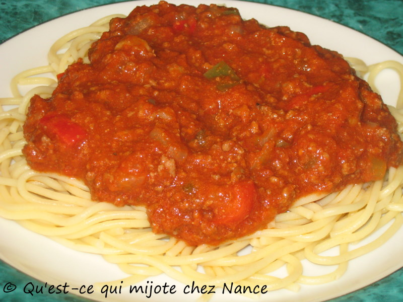 Qu'estce qui mijote chez Nance Sauce à spaghetti Mamma Mia!