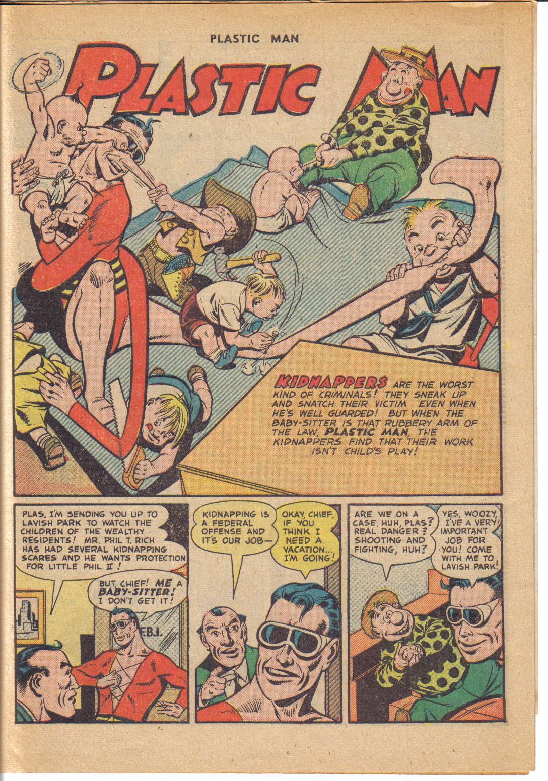 Read online Plastic Man (1943) comic -  Issue #33 - 27