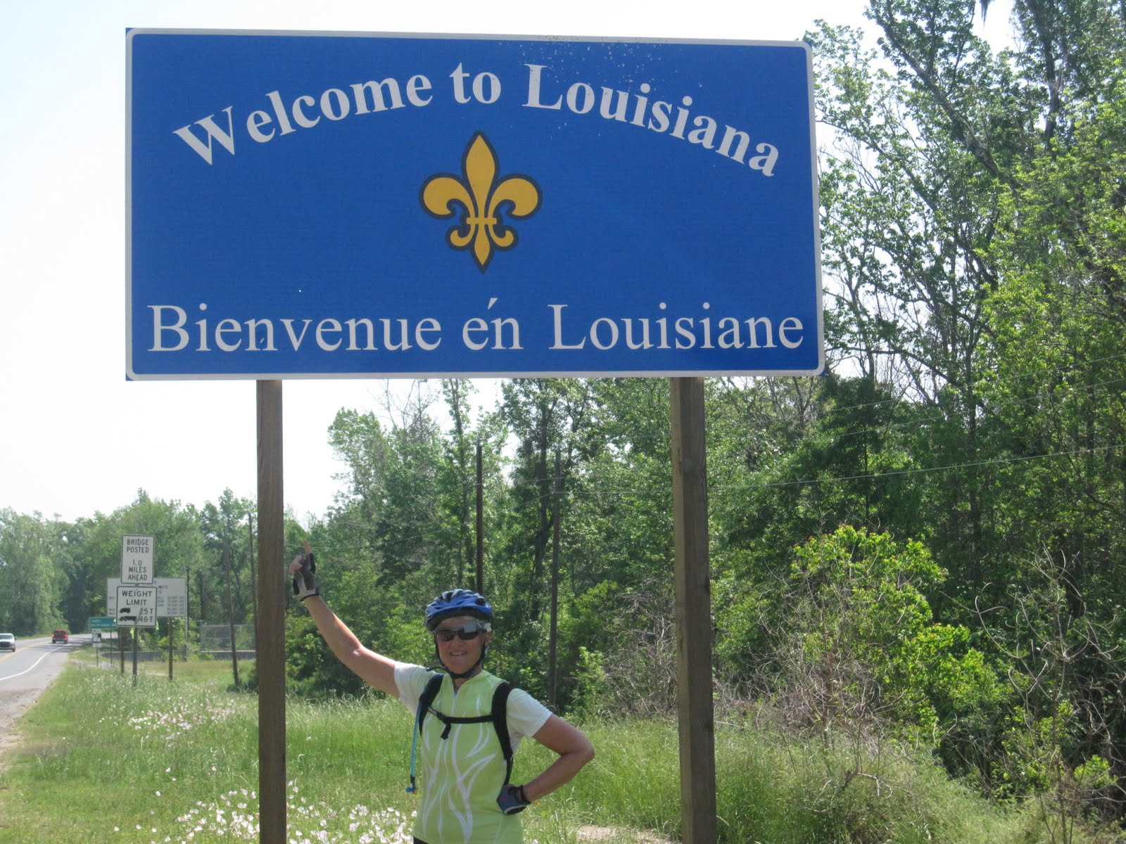 Marge Galloway Rides Day 37 Silsbee, TX to Lake Charles, LA