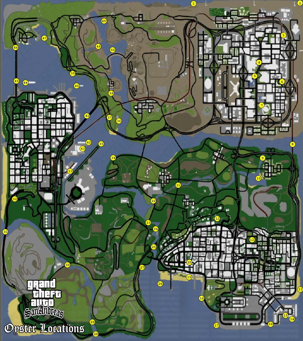 Trucos del GTA San Andreas: Mapas