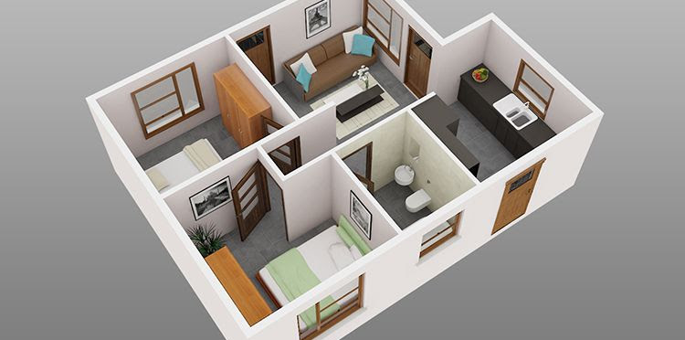 Ide Desain Rumah Petak 2 Kamar Tidur Untuk Tempat Tinggal Ide Desain Rumah Petak 2 Kamar Tidur Untuk Tempat Tinggal