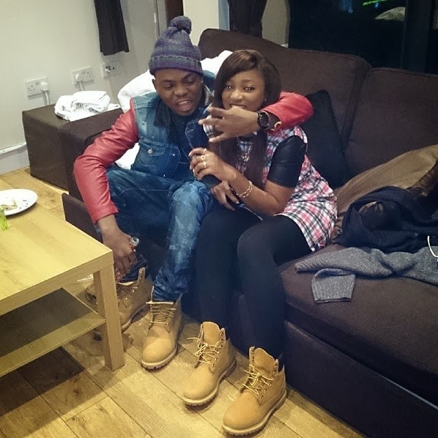 Photo Olamide Boo Coupled Up In Timberland Boots Ladun