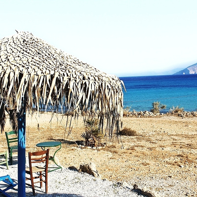 Pori bay Pori beach Koufonisia island Cyclades Greece