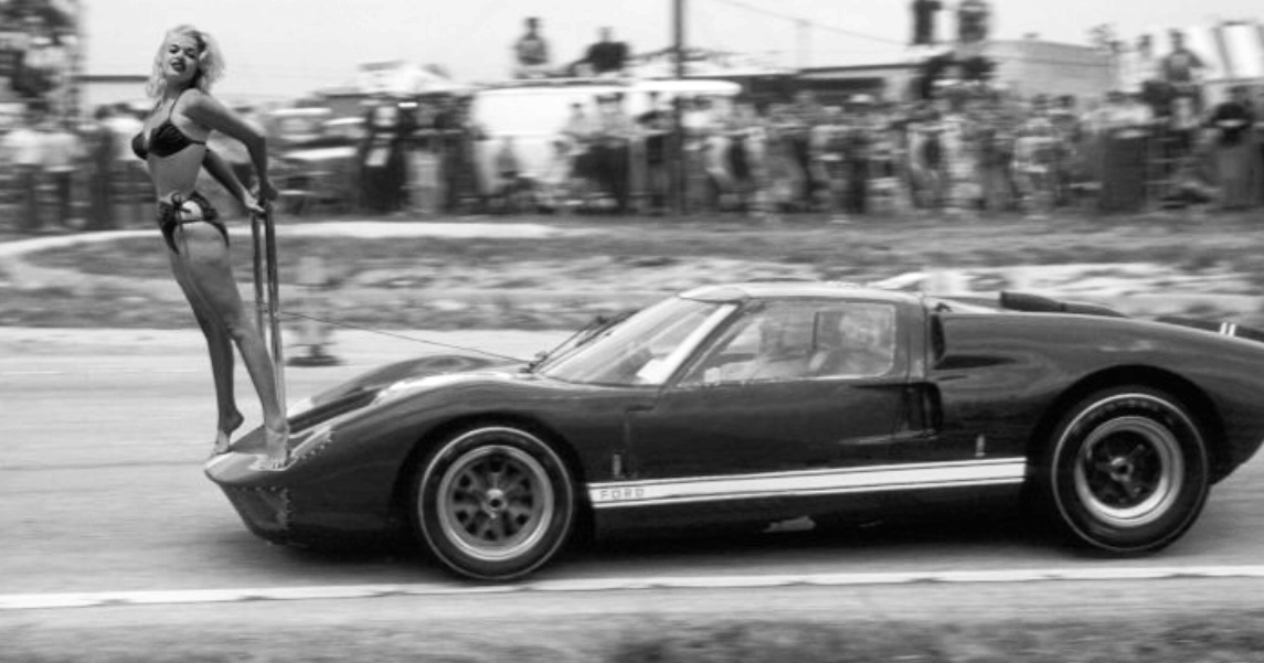 Just A Car Guy: Diana Dors hangs on tight during the classic car parade