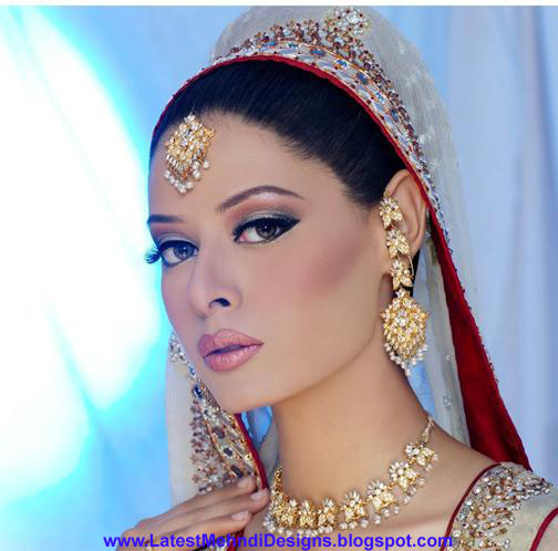 Hollywood Trendy: Bridal Wedding Makeup 2012