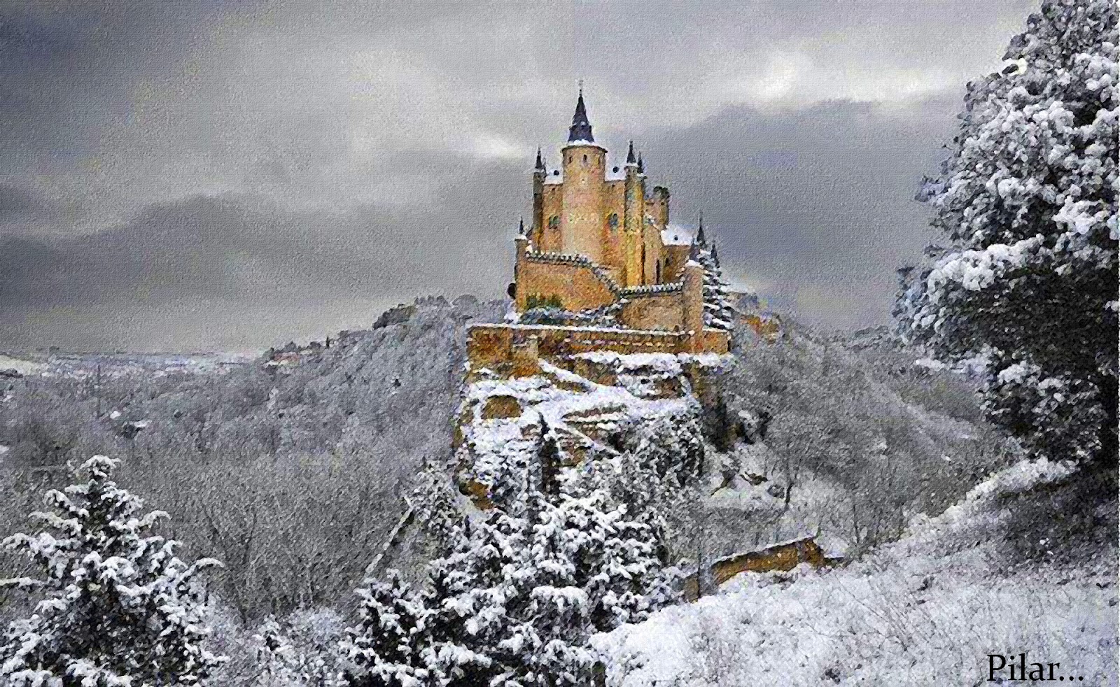 PILAR Y SUS COMPLICES NEVADA EN SEGOVIAESPAÑA PILAR Y SUS COMPLICES NEVADA EN SEGOVIAESPAÑA